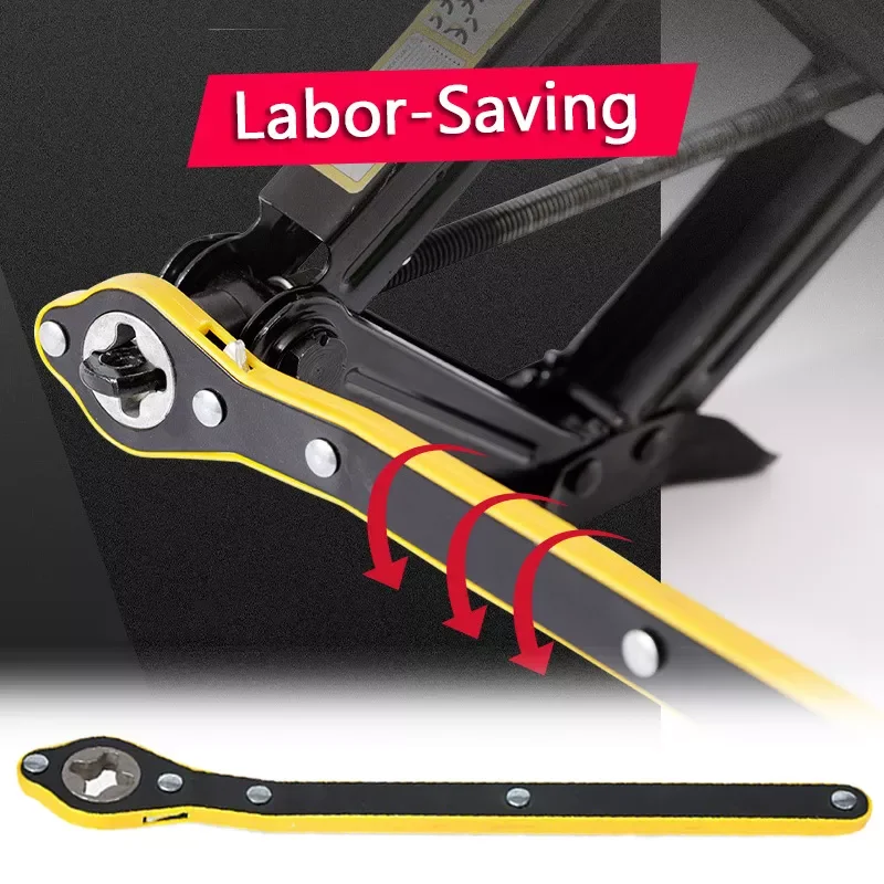 

Labor-saving Wrench Car Lifting Joystick Handle Tool Auto Wheel Lug Wrench Repair Tool Car Scissor Jack Wrench