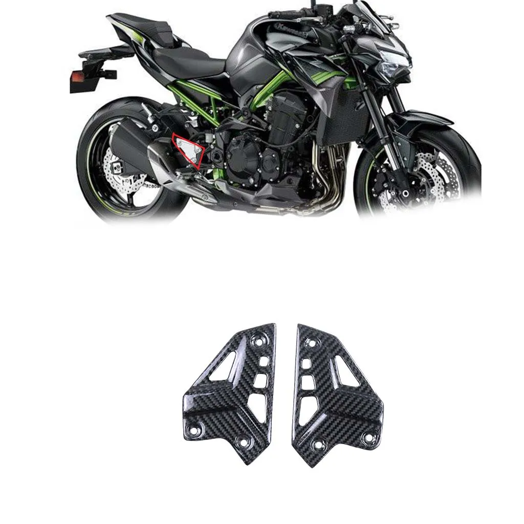 For Kawasaki Z900 2020 2021 2022 Full Carbon Fiber Motorcycle Modified Accessories Fairings Body Kits Parts Heel Guards