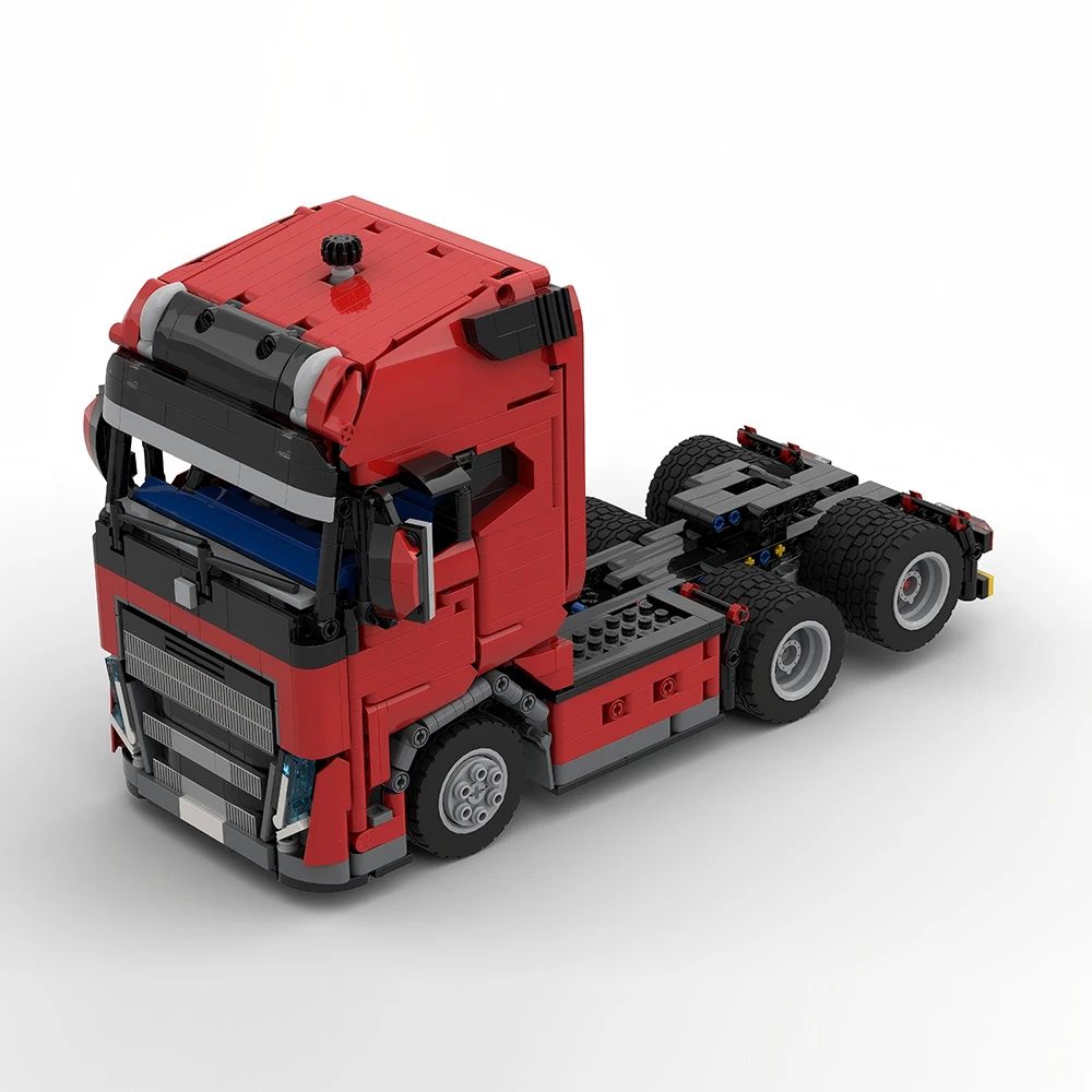 Фото Новый MOC City Transport FH750, модель грузовика, строительные блоки, сделай сам, сборка, детская игрушка для мальчиков, подарочный набор, 1339 шт. №2