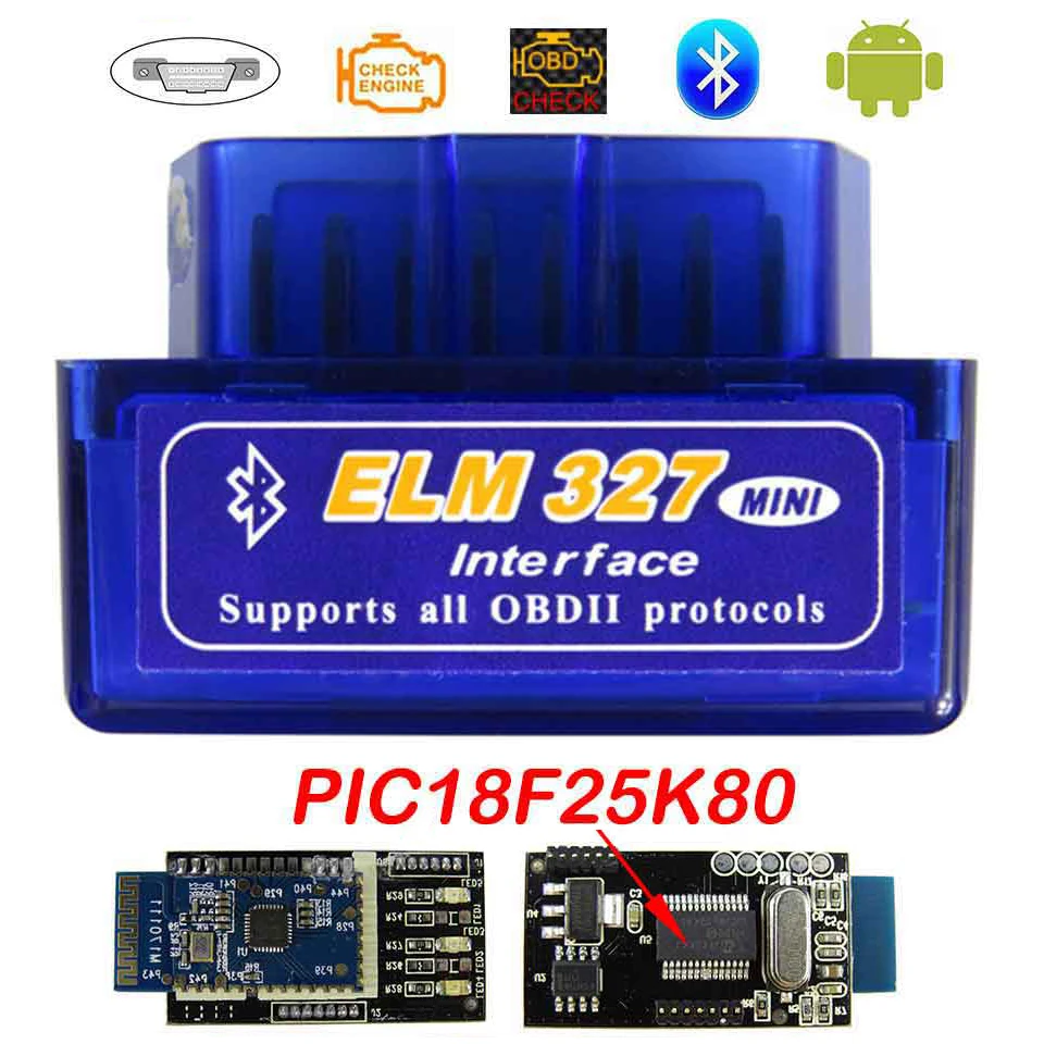 

Автомобильный диагностический сканер V1.5 Elm 327 Super Mini Elm327 Bluetooth OBD2 V 1,5 OBD 2 для автомобиля Elm-327 OBDII
