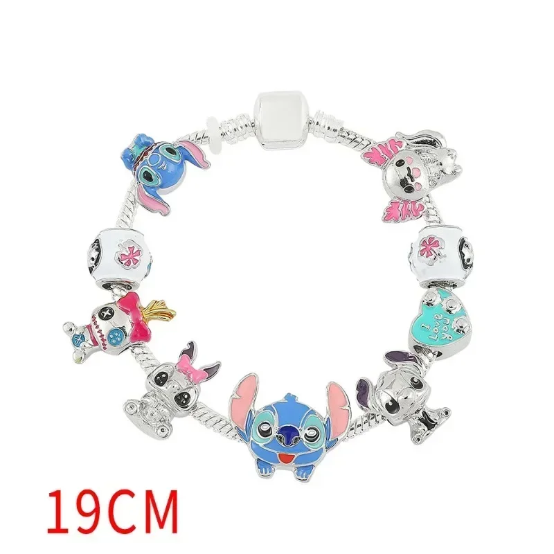 Браслет Disney Stitch с героями мультфильмов аниме милый стежок из бисера модные