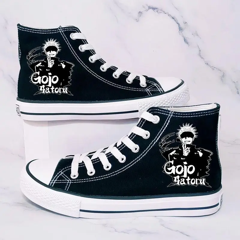 Кроссовки с высоким берцем из аниме драпировка