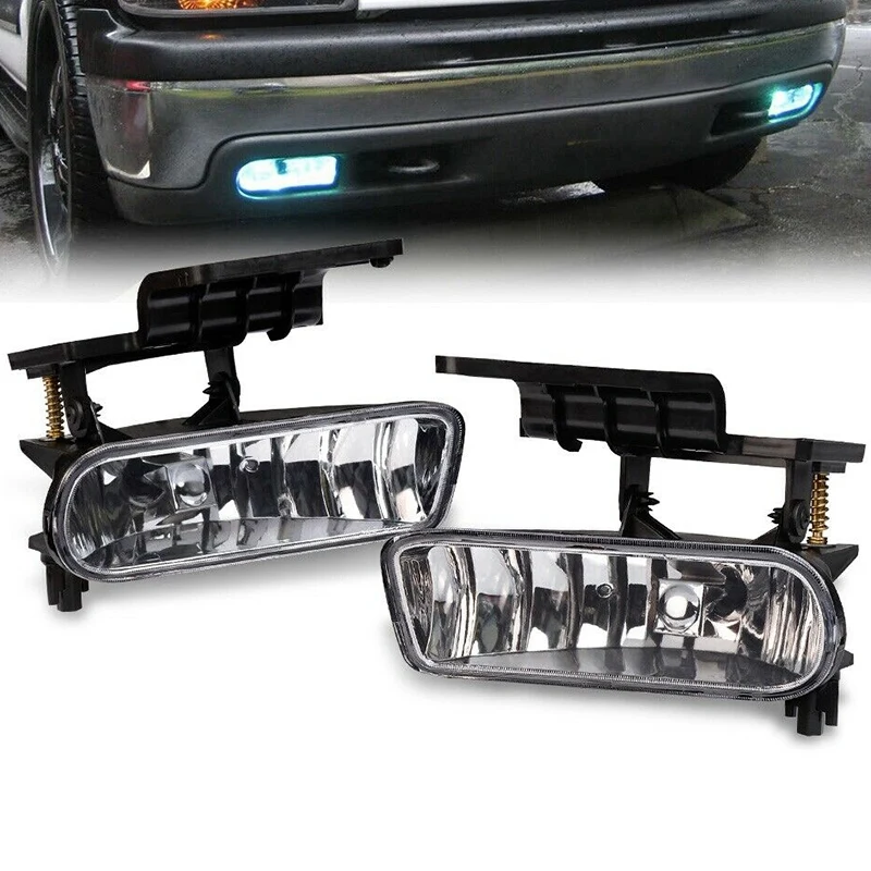 

Автомобильные противотуманные фары s бампер дальнего света дневные ходовые светодиодные светильник ры для Chevy Silverado 1999-2002 Tahoe Suburban 2000-2006