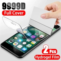 full cover hydrogel film on the screen protector for iphone 7 8 plus xs xr screen protector for iphone 6 6s plus x xs max film