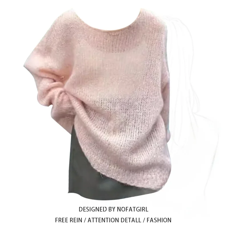 Весенне-осенний модный комплект больших размеров для женщин новинка 2024 нежный