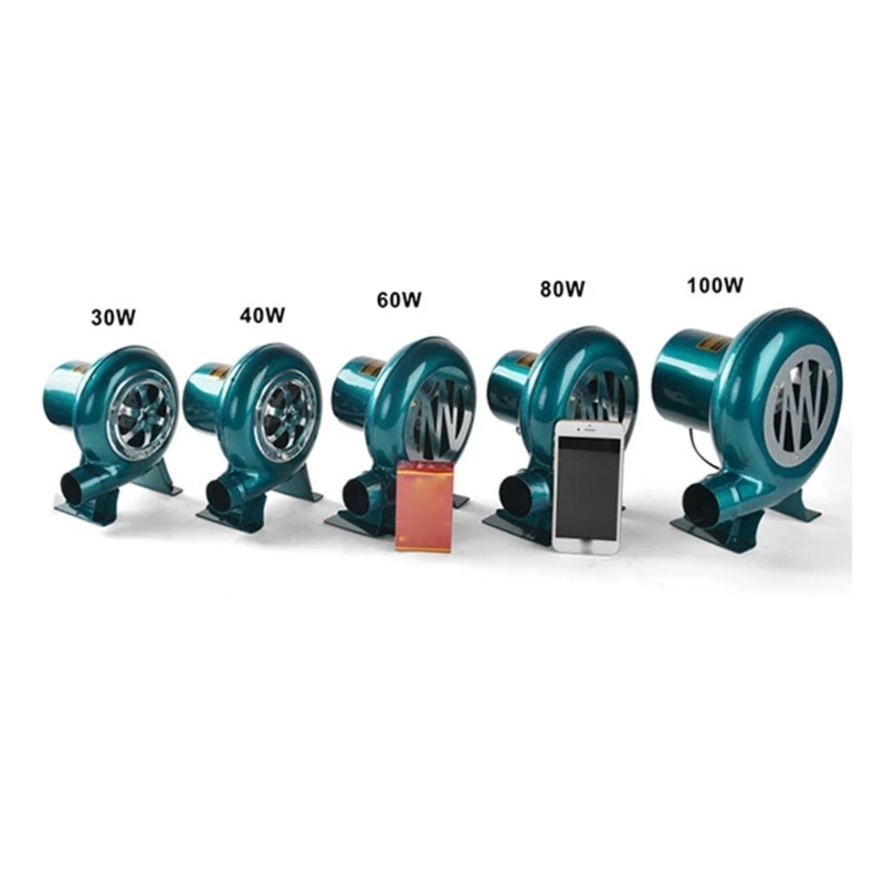 

30W/40W/60W/80W/100W Adjustable Speed Air Blower DC12V Barbecue Tool Camping Fan Dropship