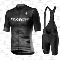 wilier summer bicycle riding clothes cycling bib shorts gel pad road mtb race apparel 2022 men cycling jersey set short sleeve