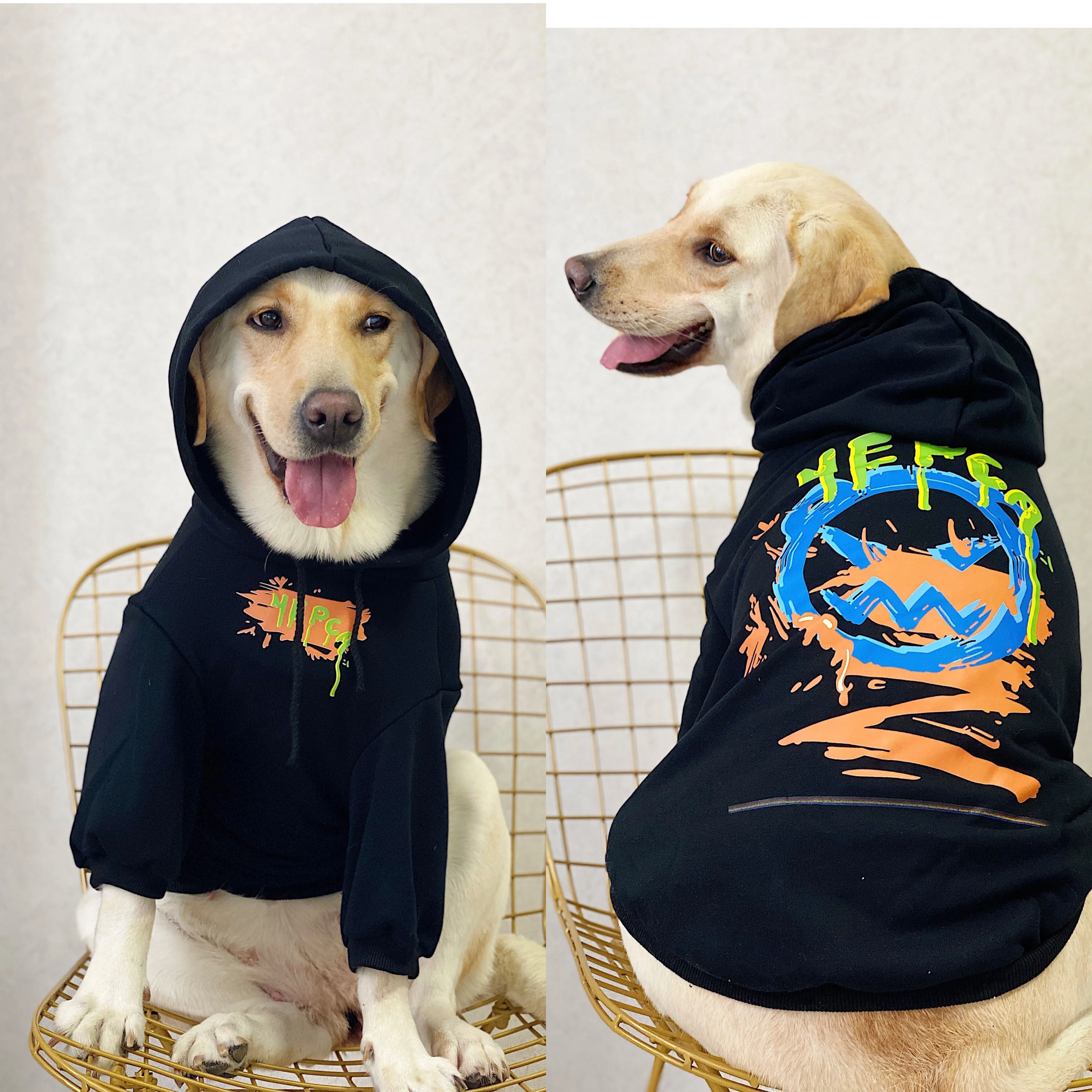 

Pet Supplies Pet Parent Pack Big Dog Golden Hair Labrador Tide Spring and Autumn Little Devil Wei Yi Satsuma Dog Clothes