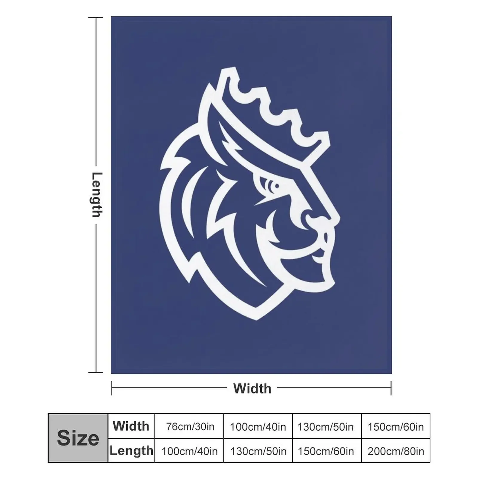 Пушистое одеяло Queens University of Charlotte для детей