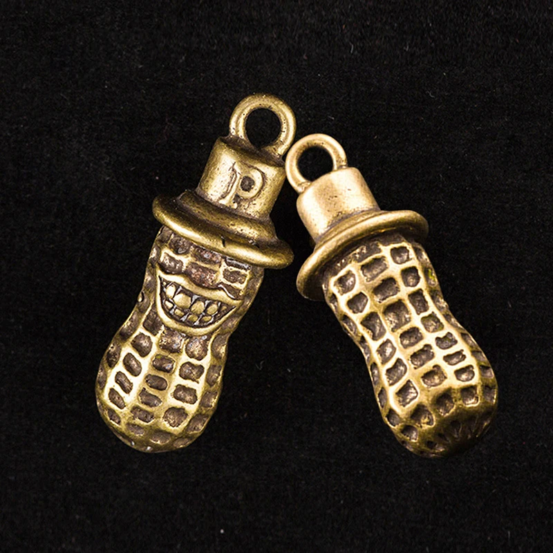 

Creative Brass Funny Evil Pendant Key Ring Pendant Ornament DIY Jewelry Making