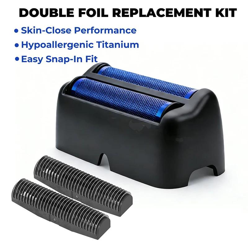 Фото Сменный комплект фольги и режущей головки для электробритв Babyliss PRO UV Double Foil FXLFS2 - предназначены только для использования с бритвами с УФ-фольгой. №3