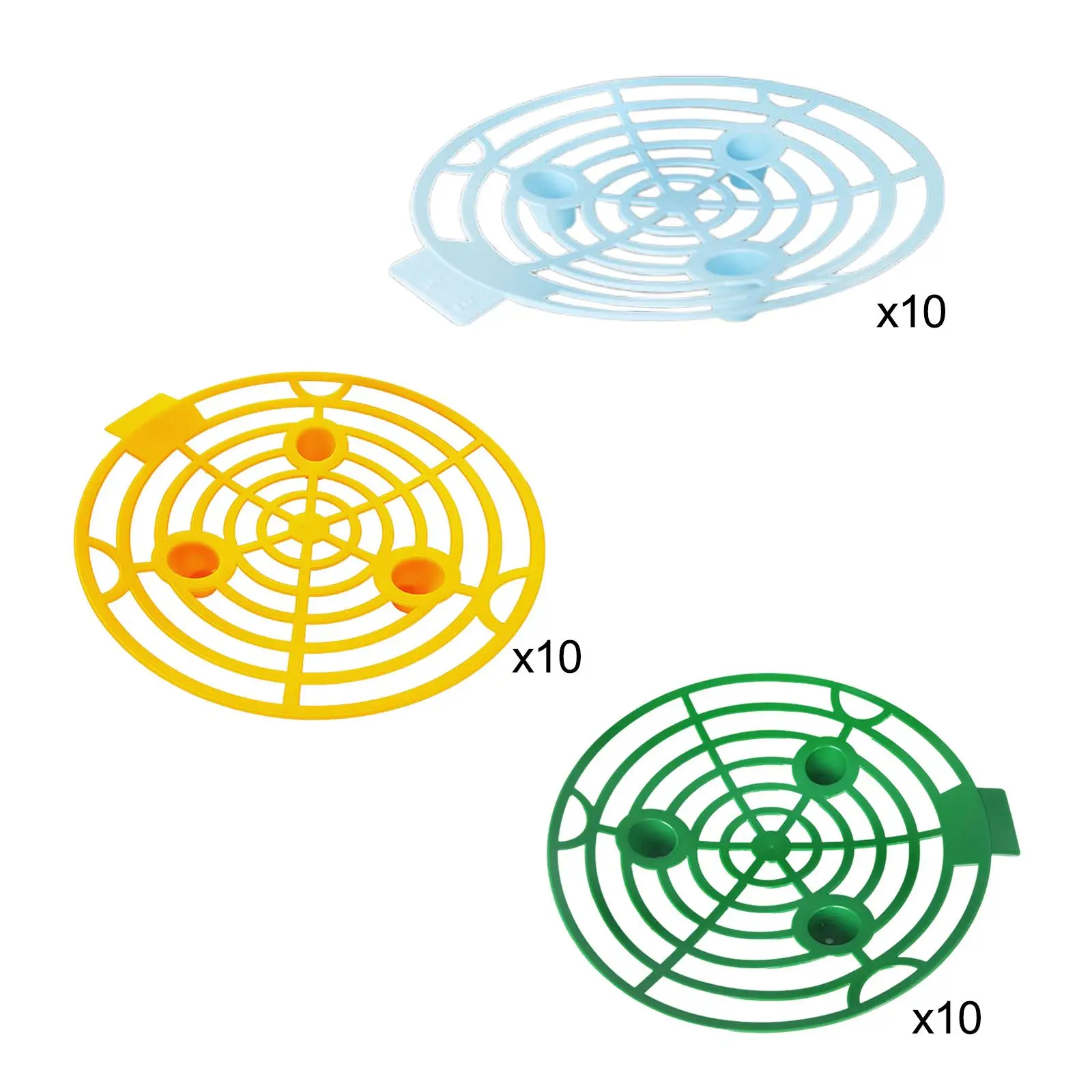 

10x Prevents Rotting Plastic Reusable Protector Trellis Strawberry Growing Racks for Cantaloupe Melon Honeydew Squash Watermelon