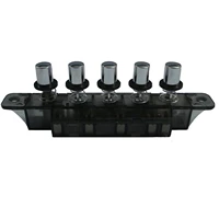 durable multifunctional power switch button range hood keyboard switch 1pcs mq165 ac 250v 4a 5 pushbutton piano type key board