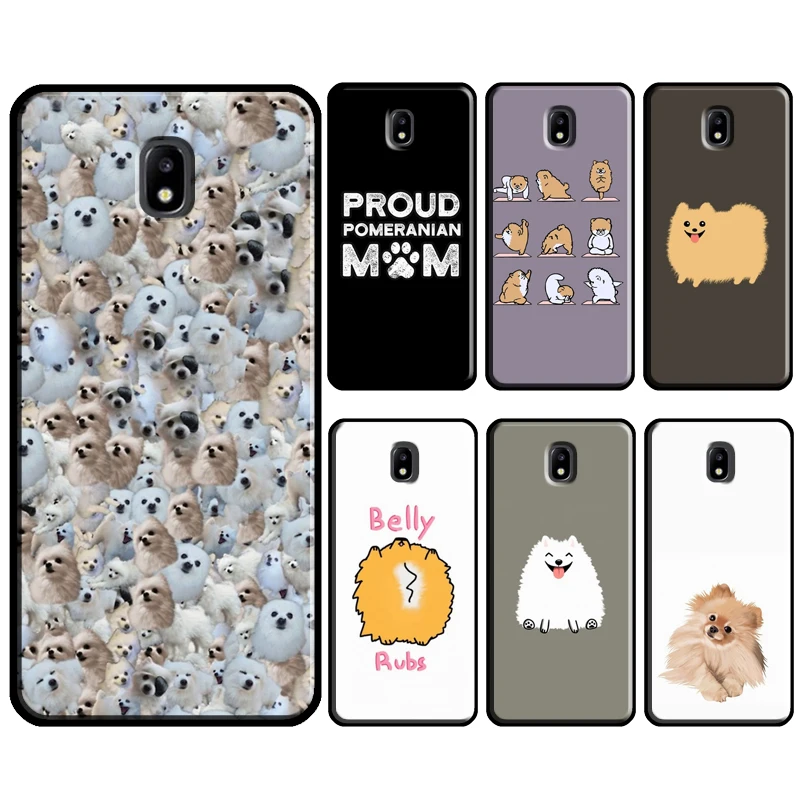 Pomeranian Dog Yoga Phone Case For Samsung J4 J6 Plus J1 J3 J7 J5 2016 A5 A3 2017 A6 A8 J8 A7 A9 2018 Cover