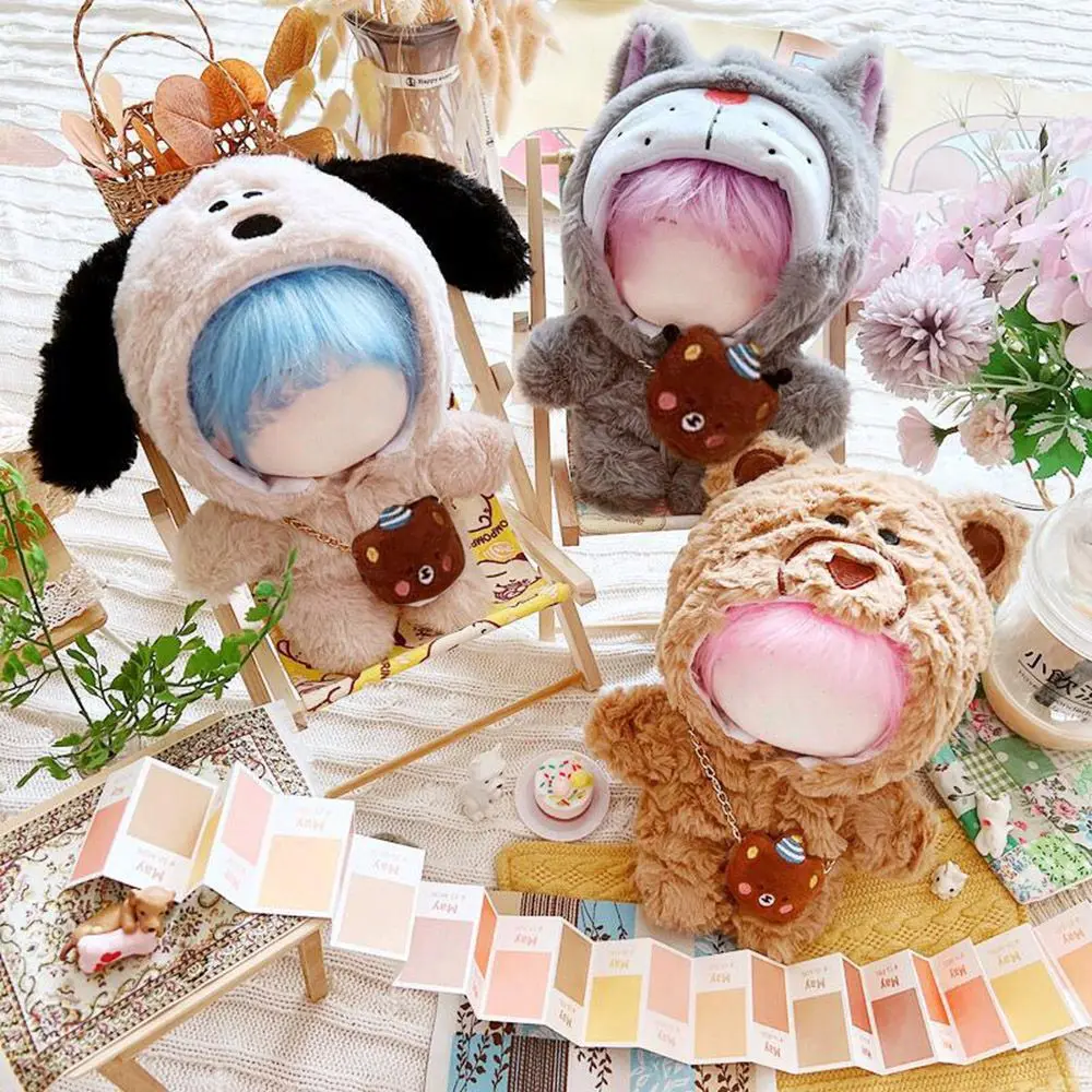 

Cartoon DIY Clothes Collocation Jumpsuits Doll Clothes Mini Clothing Doll Wear One-piece Garment