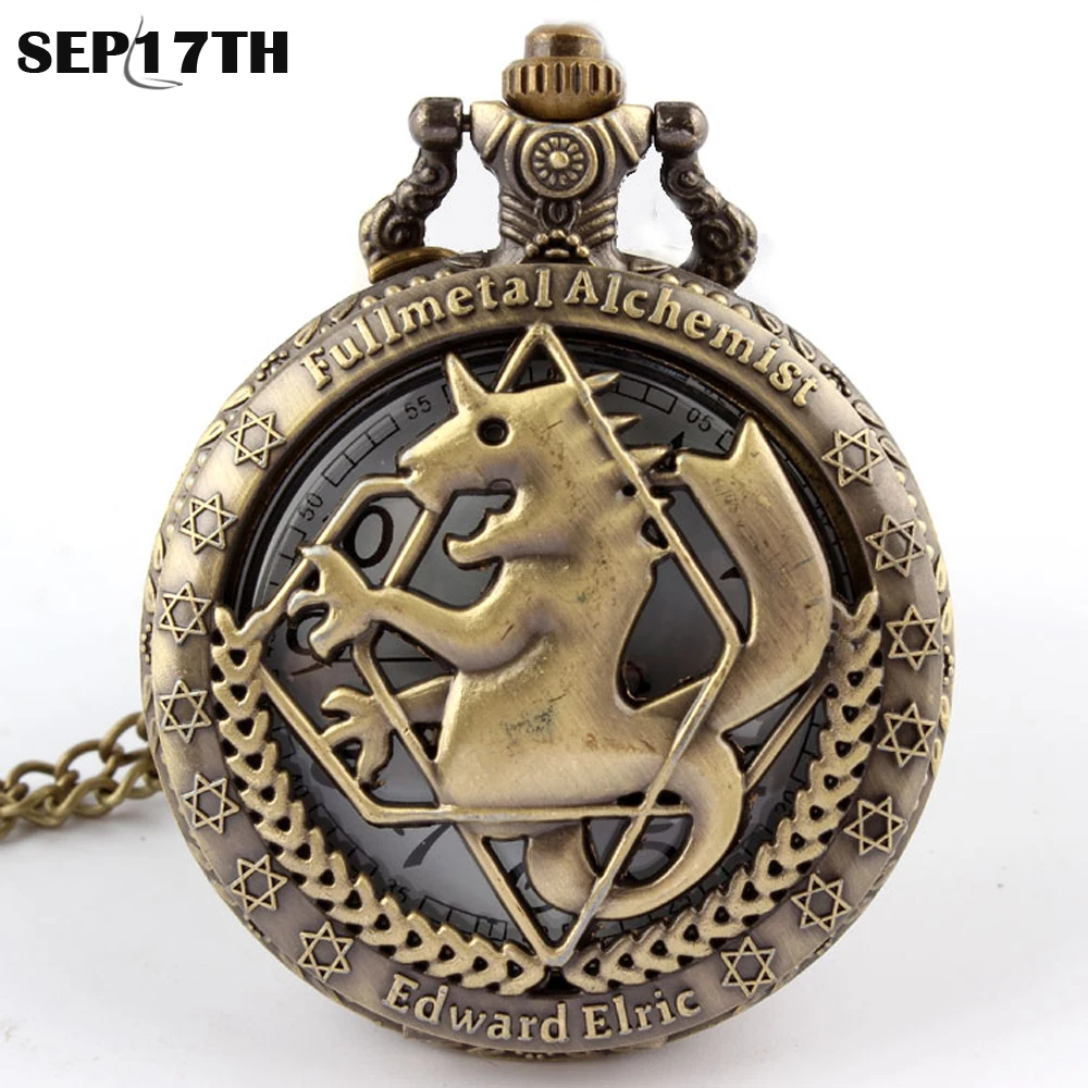 

Высококачественные полностью металлические серебряные часы-Алхимик с подвеской Мужские кварцевые карманные часы японское аниме ожерелье подарок Reloj De Bolsillo