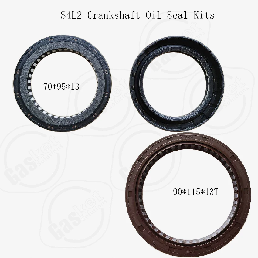 Комплект масляных уплотнений 4P10 K4N K3M K4M S4L S4L2 S3L S3L2 6DS7-1 6DS7-3 для двигателя Mitsubishi AH2057F