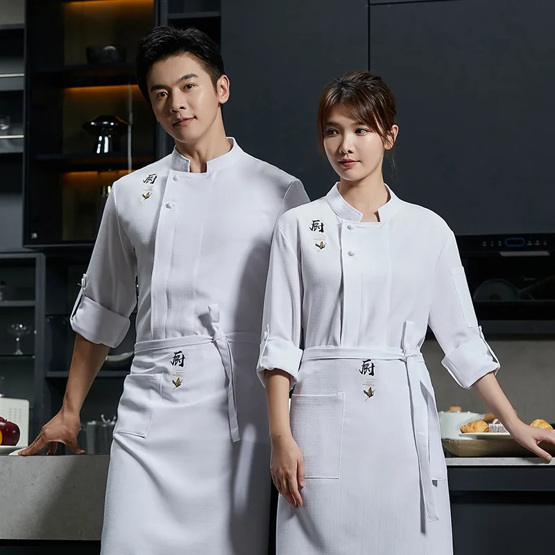 Новая Униформа шеф-повара с флисовой подкладкой для ресторана кейтеринга