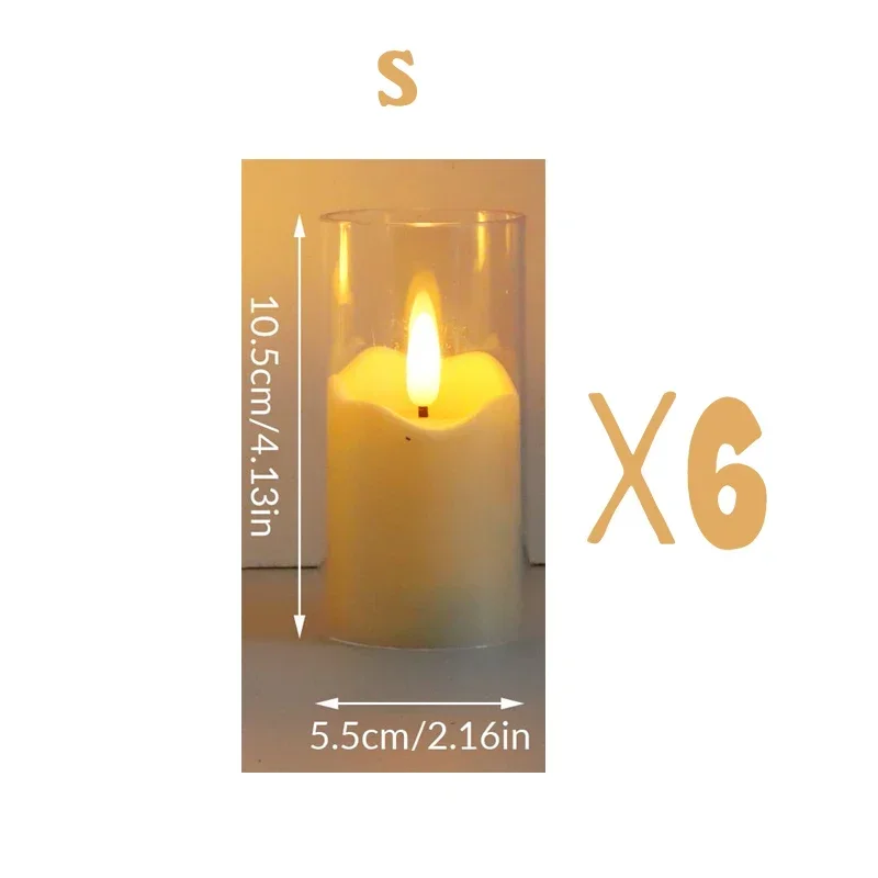 

Мерцающие LED свечи XMSJ 6 шт.