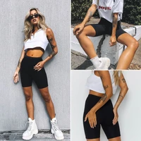 women summer cycling bike shorts stretch basic short solid black shorts for women female clothing pantalones sweatpants new