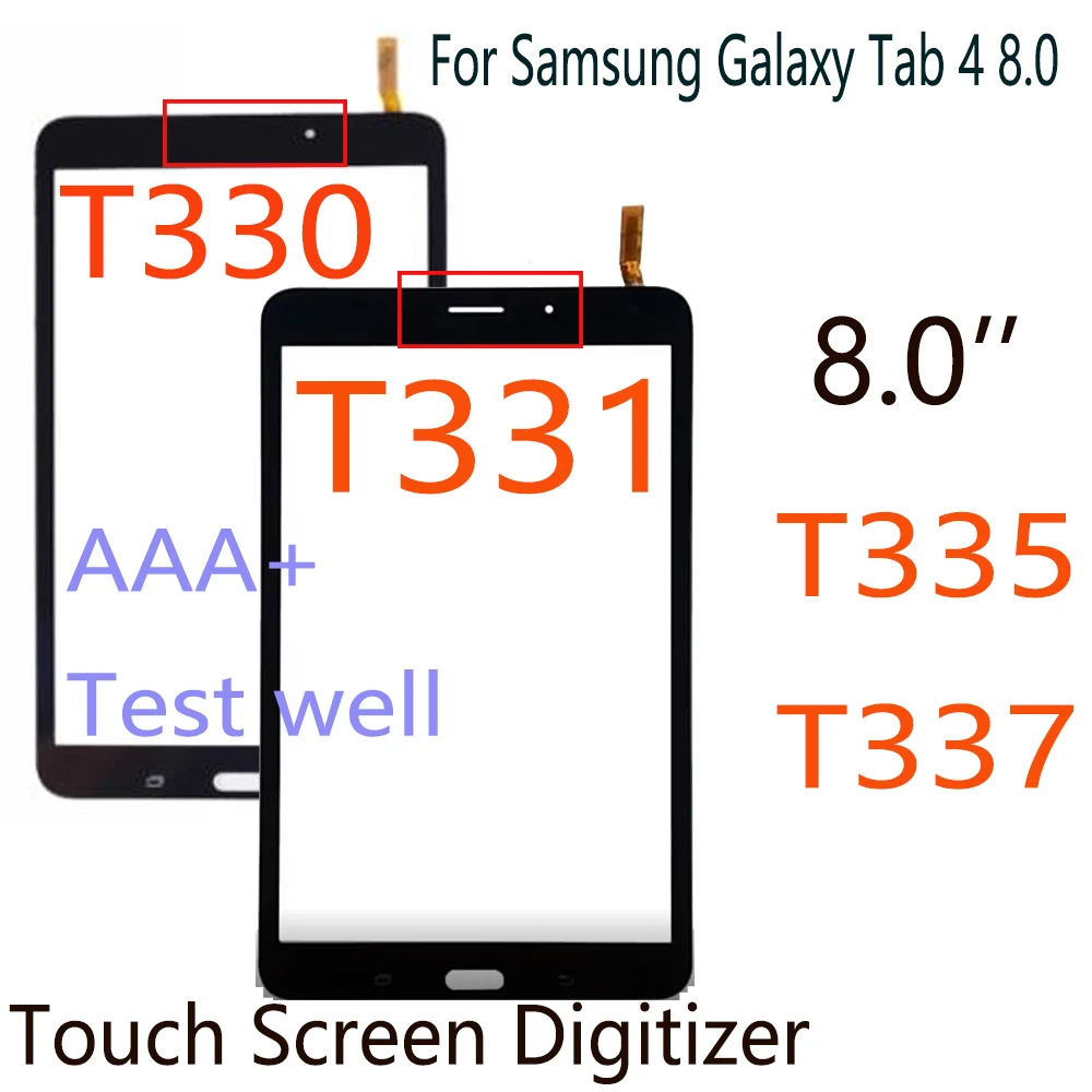 Touch Screen For Samsung Galaxy Tab 4 8.0 T330 T331 T335 SM-T330 SM-T331 T332 T337 SM-T335 Touchscreen Panel Digitizer Part lcd