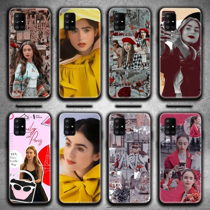 

Emily in paris Phone Case For Samsung Galaxy A52 A21S A02S A12 A31 A81 A10 A30 A32 A50 A80 A71 A51 5G