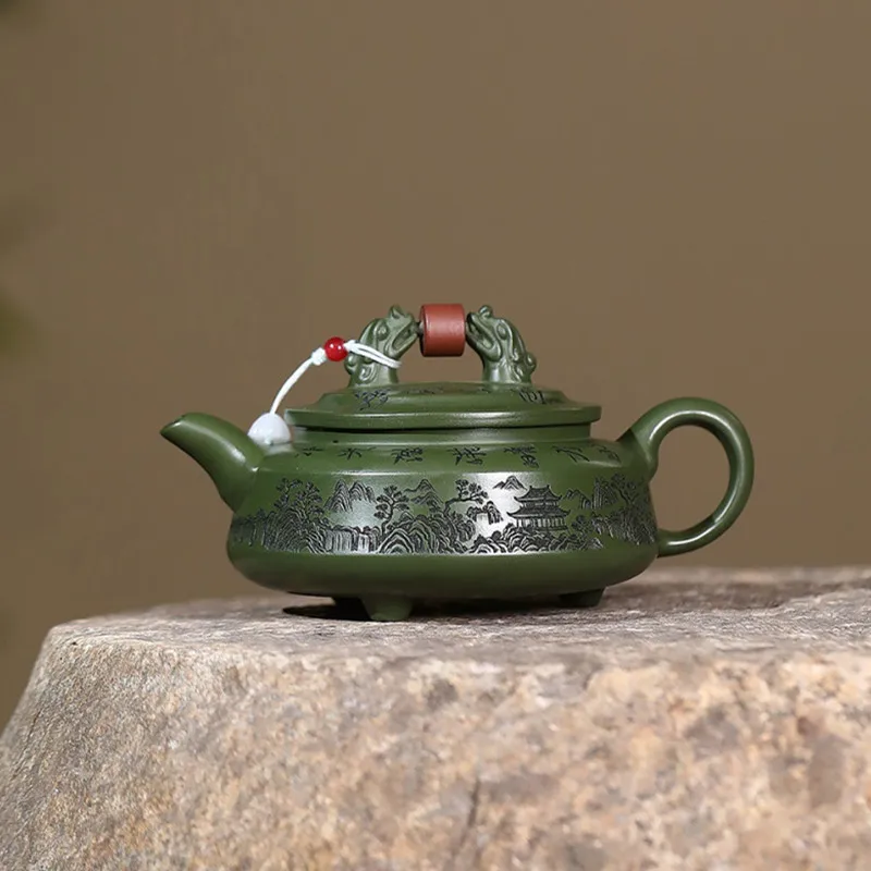 

BRTRINBSY TEA Ручной фиолетовый глиняный чайник 260 мл