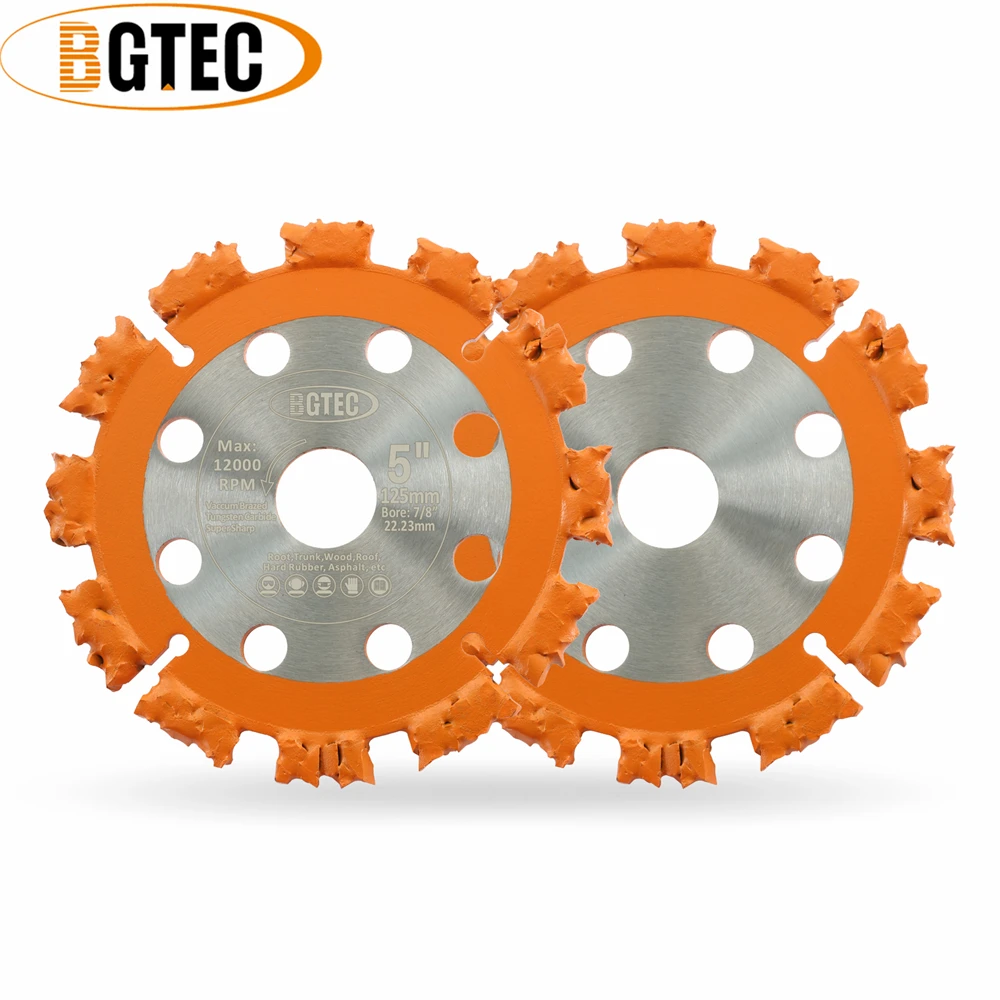 BGTEC 5-дюймовый режущий диск фреза режущее лезвие станок корень дерева пластиковая