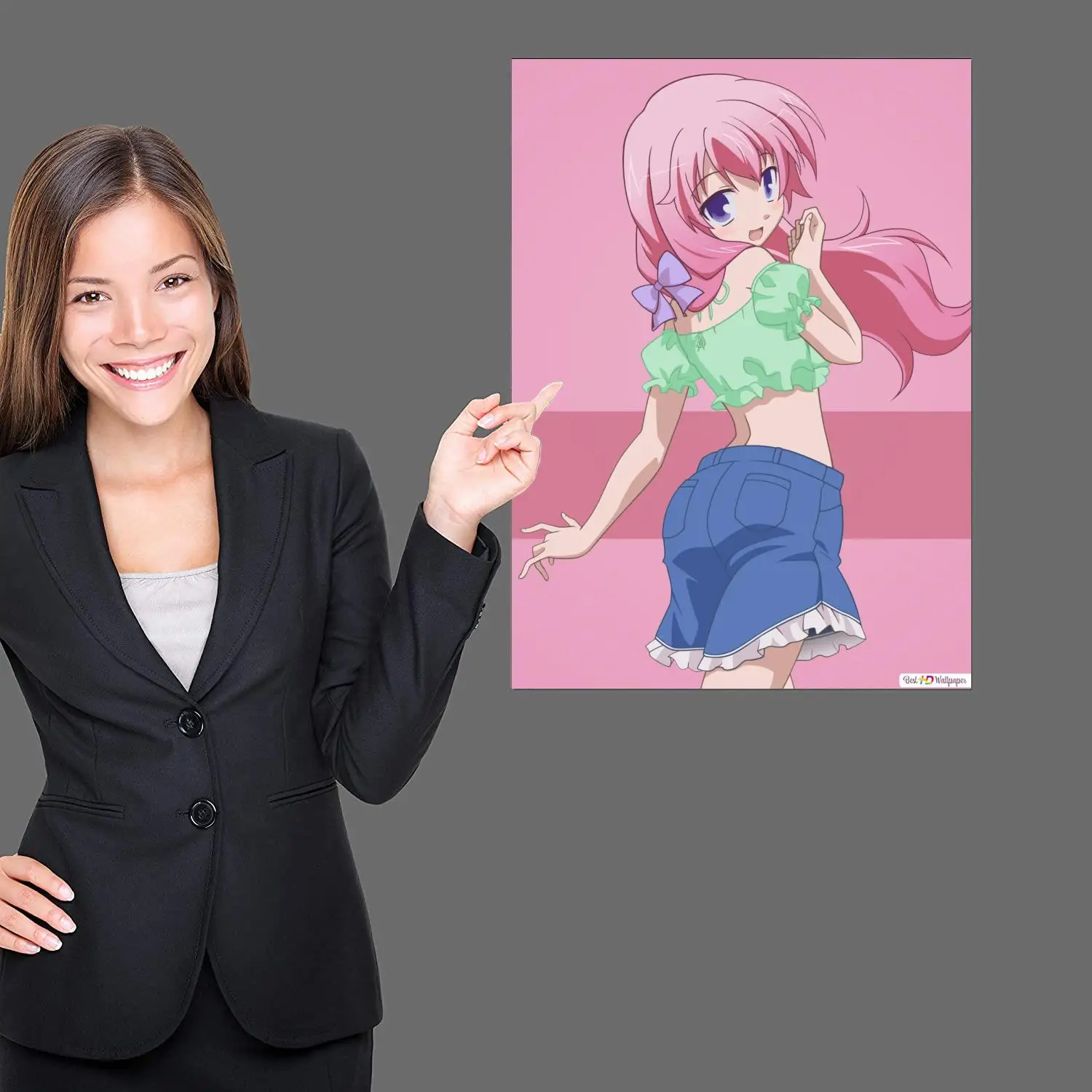 Аниме плакат baka and test настенный художественный постер на холсте для современной