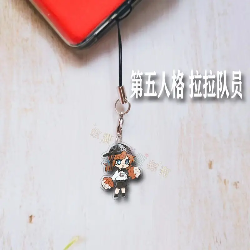 6 шт. Identity V Cheerleader мобильный ремешок-цепочка чехол для телефона милые акриловые