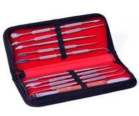stainless steel carving 10 piece dentist set mechanic wax tool kit carving knife