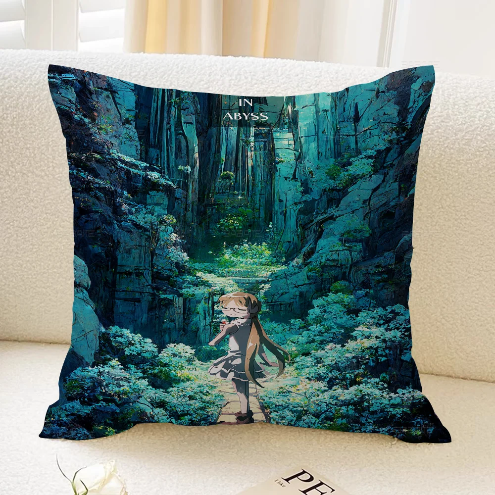 M-Made In A-Abyss Pillow Cover Design Cushion Decor Holiday Decorati