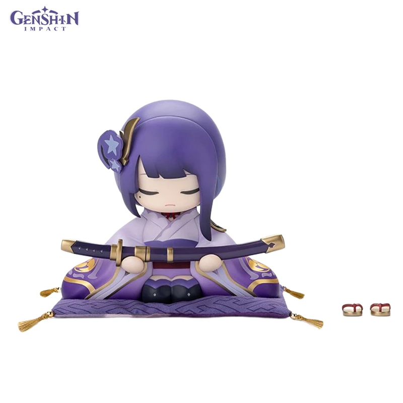 

Genshin Impact Raiden Shogun Аниме Фигурка кавайная миниатюрная ПВХ Модель статуя Beelzebul экшн-фигурка Коллекционная кукла подарки