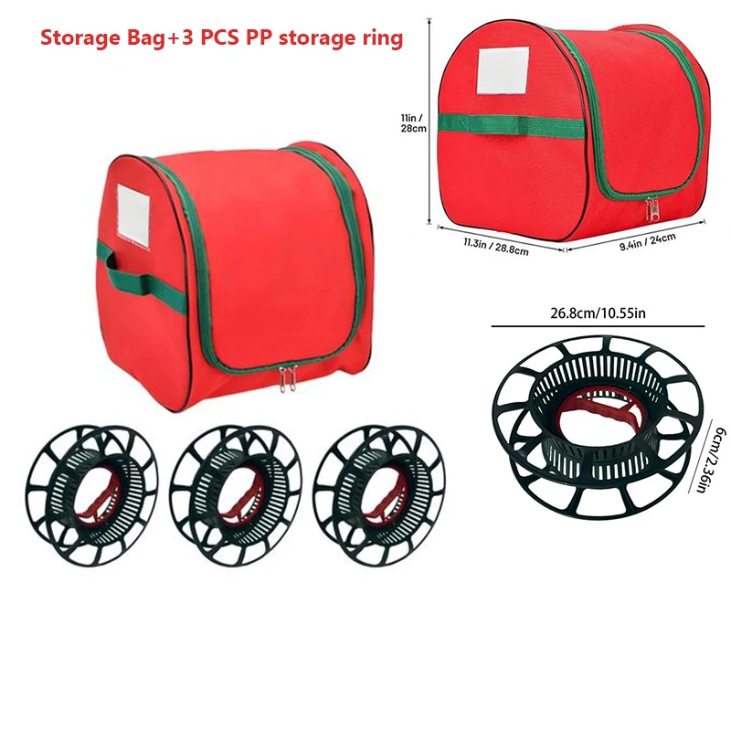 

Сумка для хранения рождественских гирлянд Oxford