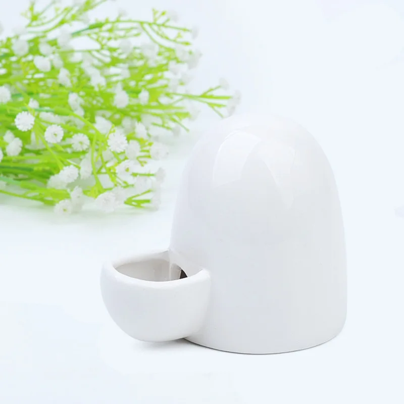 

2022 Hamster Ceramic Automatic Drinker Small Pet Silent Feeder Mini Drinking Kettle Non-Slip Pet Supplies Comedero Gato