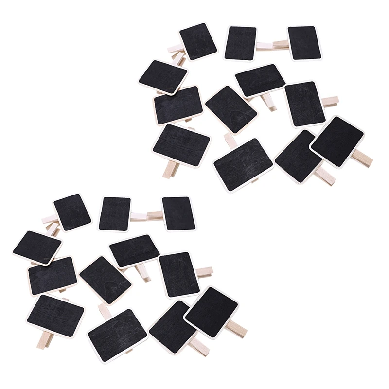

24 шт., маленькие деревянные зажимы для фотографий