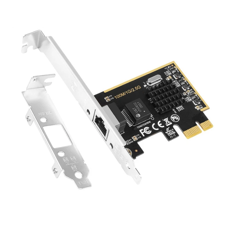 

2.5Gbps PCIE Network Card Game Network 2500Mbps Gigabit Network Card 10/100/1000Mbps RTL8125 RJ45 Network Card Adapter