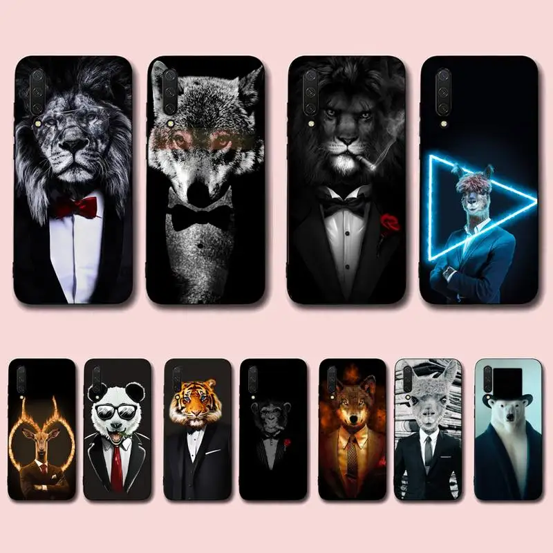 

Wolf Lion Animal Phone Case for Xiaomi mi 5 6 8 9 10 lite pro SE Mix 2s 3 F1 Max2 3