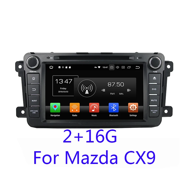 

Автомобильный видеоплеер 2DIN для Mazda CX9 2007-2015, Автомобильная Мультимедийная система, DVD-плеер, GPS-навигация, 2 ГБ + 16 ГБ, автомобильная стереосис...