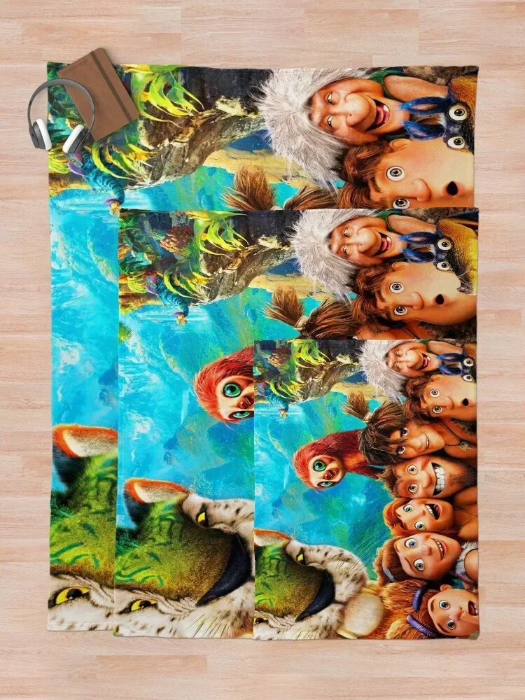 Подарок Croods для детей мультфильмы гигантские одеяла 3-12 лет и взрослых постельное