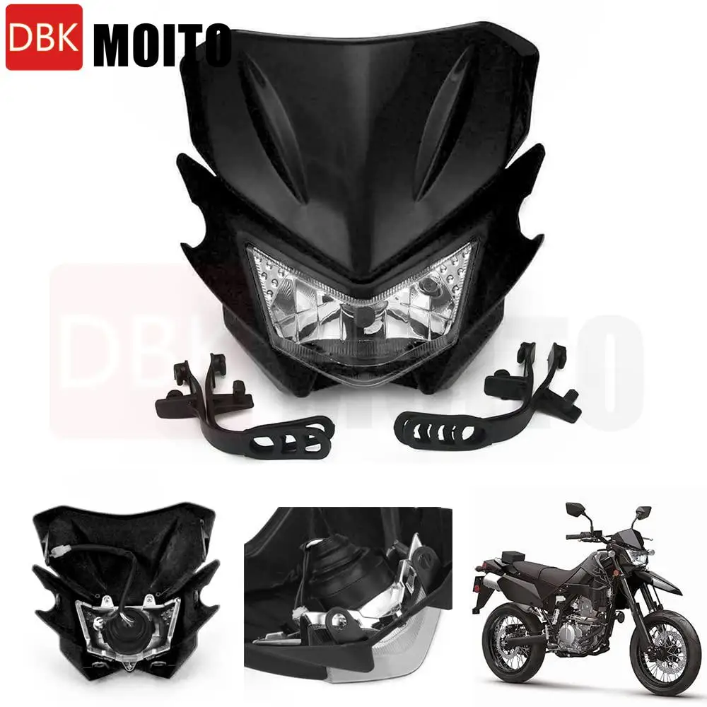 Фото Фара для мотоциклов Kawasaki KLX10, KLX110L, KLX125, KLX125L, KLX140, KLX140L, KLX110, KLX250, KLX300, KX250, KX450F, KLE250 №4