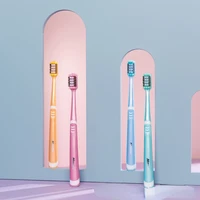 4pc ultra fine soft hair eco friendly pregnant portable travel tooth brush with box soft fiber nano toothbrush oral hygiene care