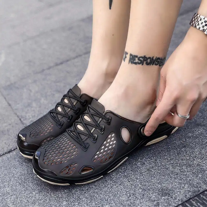 

Luxury Sandals Scape Orthopedic Flip Flops Sunmer Mens Shoes Luxury Moccasin Casual Shockproof Air Tennis Height Increase Top