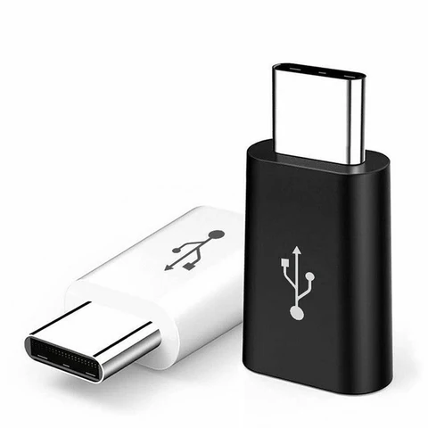 Переходник USB-C (разъем)/Micro USB (штекер), USB 2.0, для зарядки, для телефонов Samsung, Xiaomi, Huawei