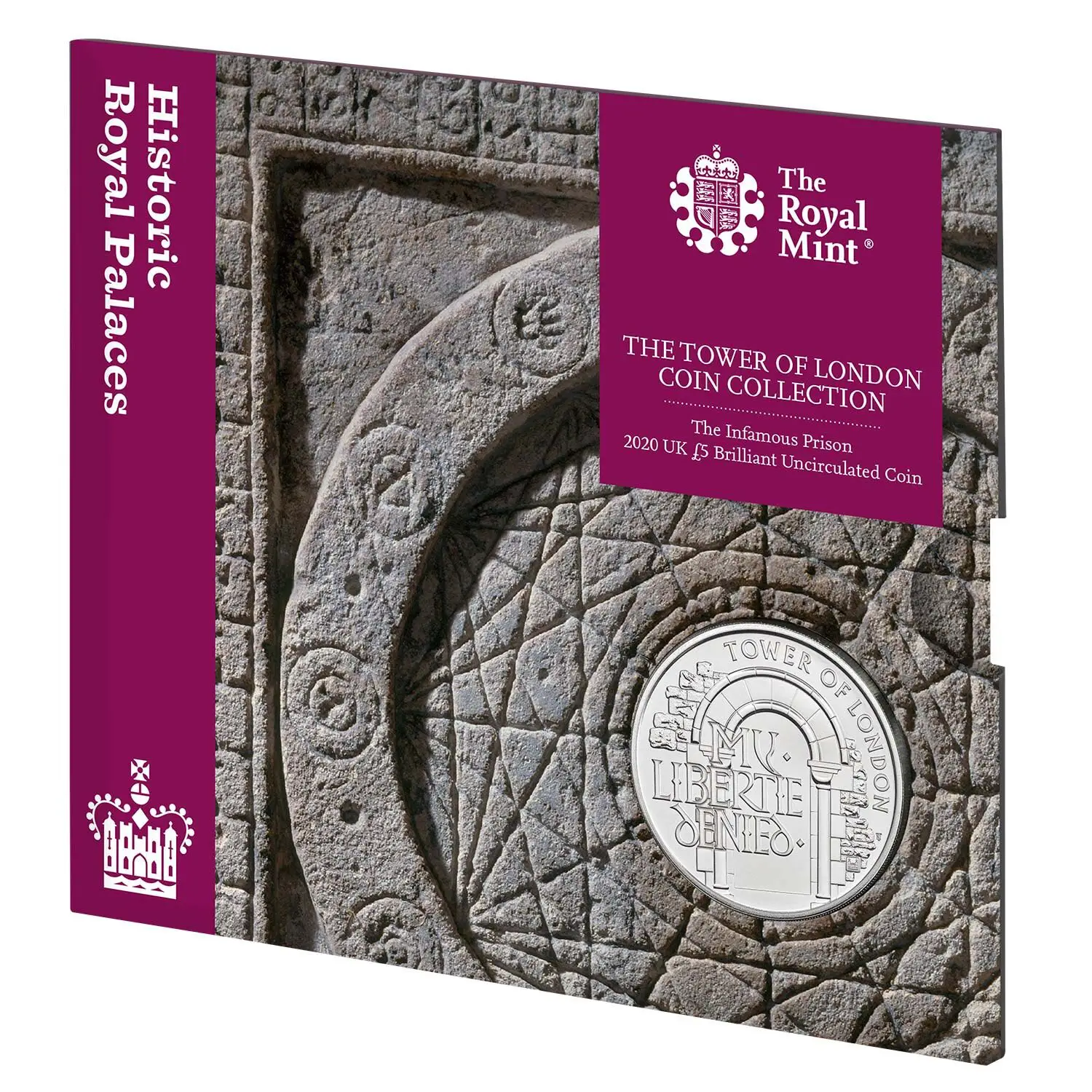 

2020 British 5 Pounds Commemorative Coin Notorious Prison Royal Mint Card Binder