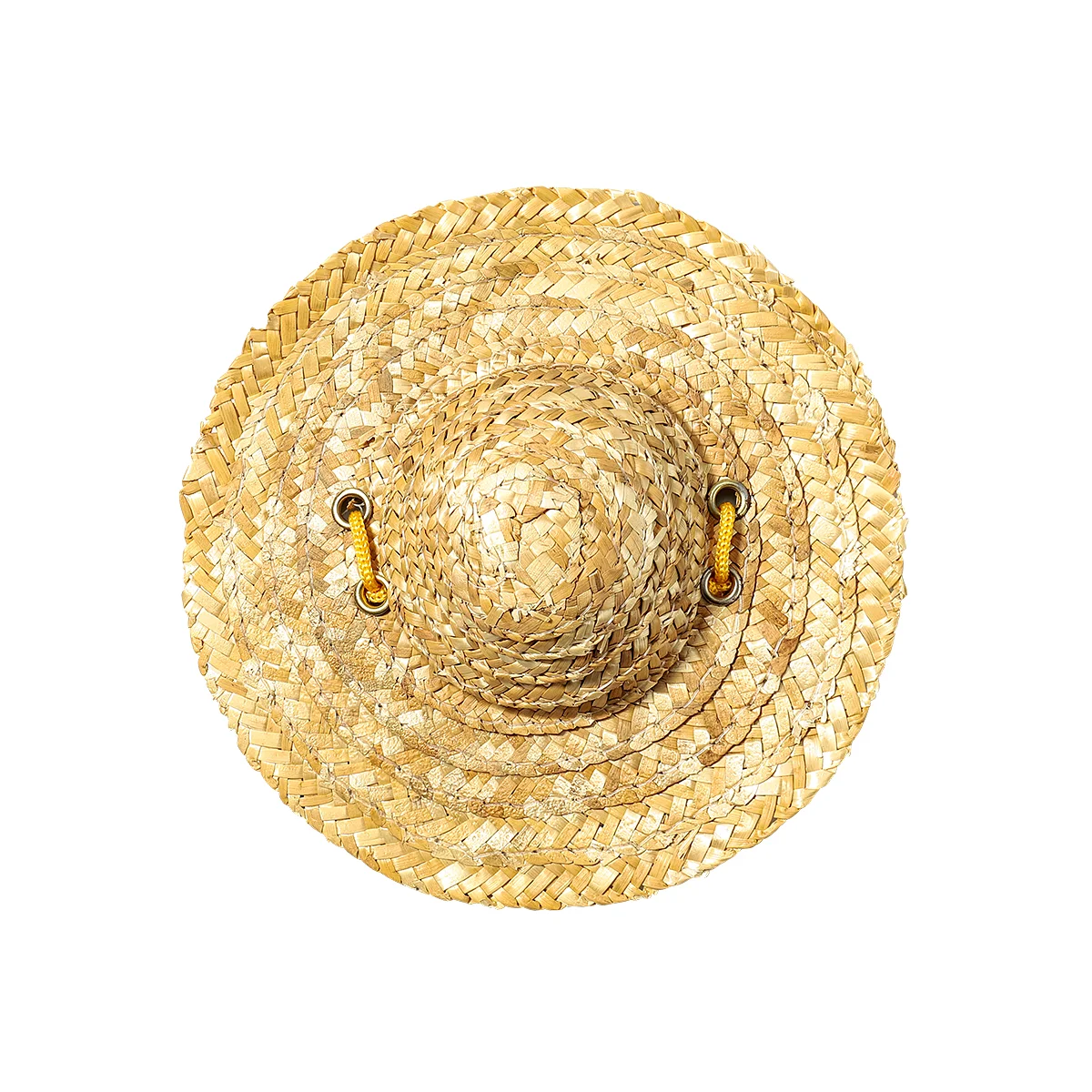 

1 Pc Pet Straw Hat Adjustable Size Pet Sunhat Sun Bucket Cap Pet Hat for Dogs Puppy