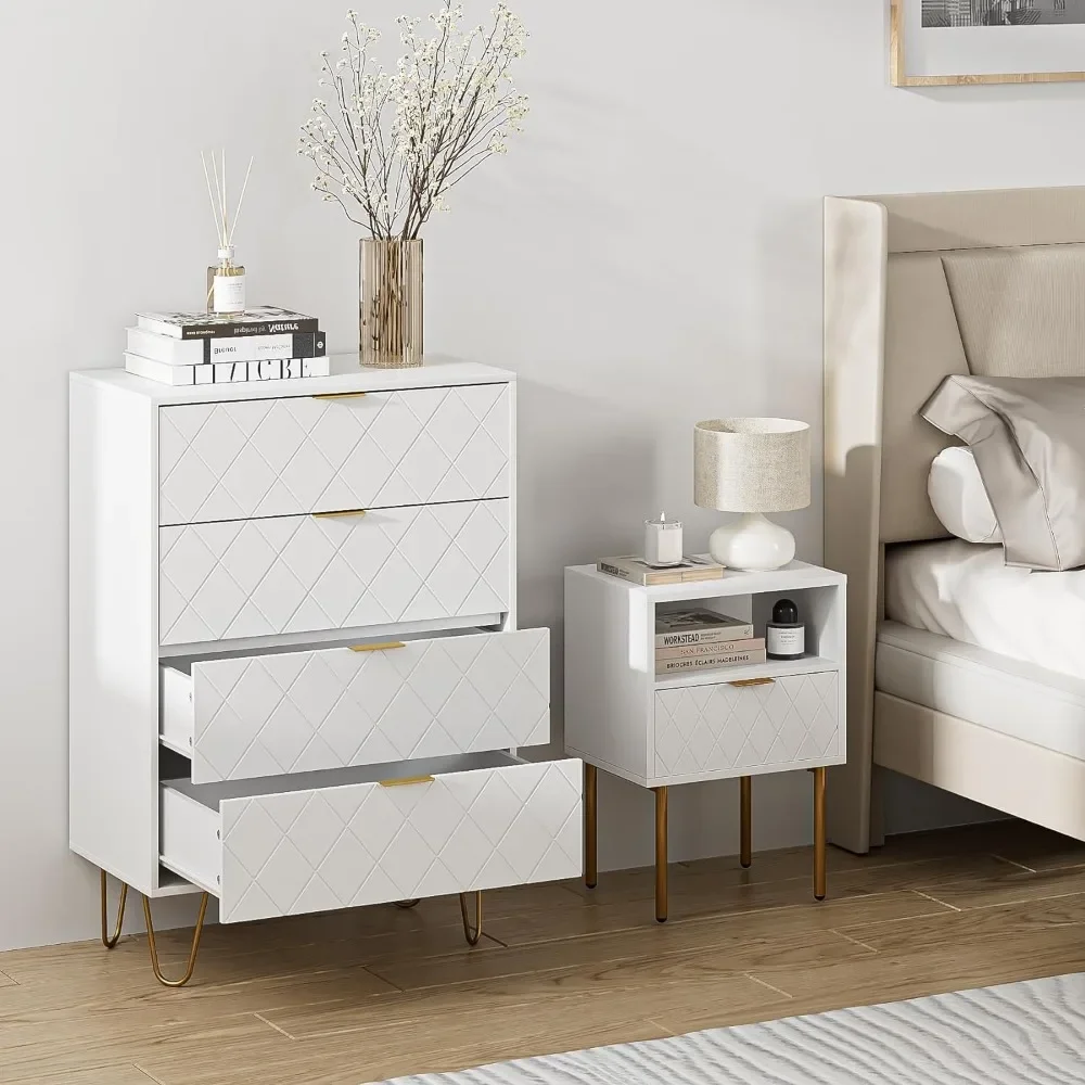 Комод Aobafuir с 4 ящиками