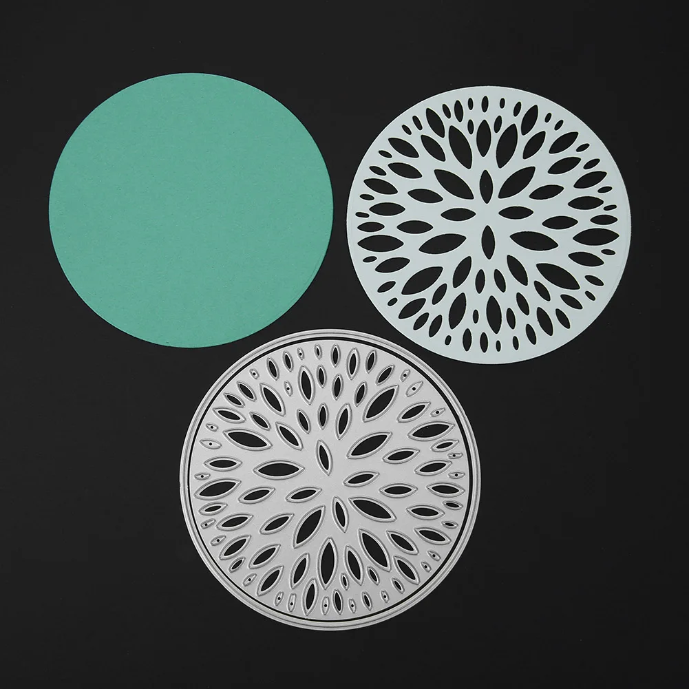 

1 Set Circular Frame DIY Carbon Steel Stamps Seal DIY Scrapbooking Stencils Scrapbook Embossing ​Card