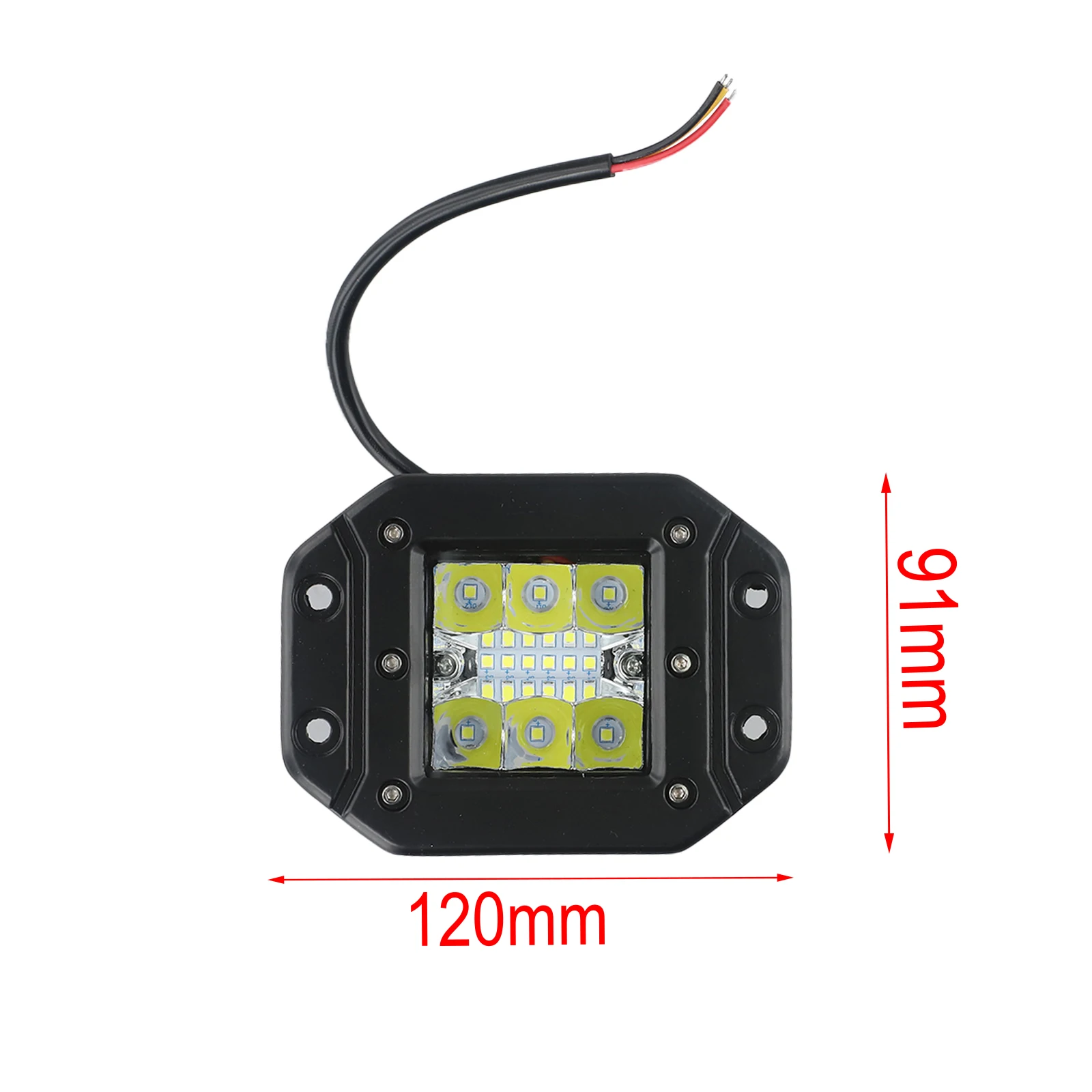 1 шт. 11 9X11 9X19 5 см дюймов светодиодный рабочий светильник заподлицо для бездорожья