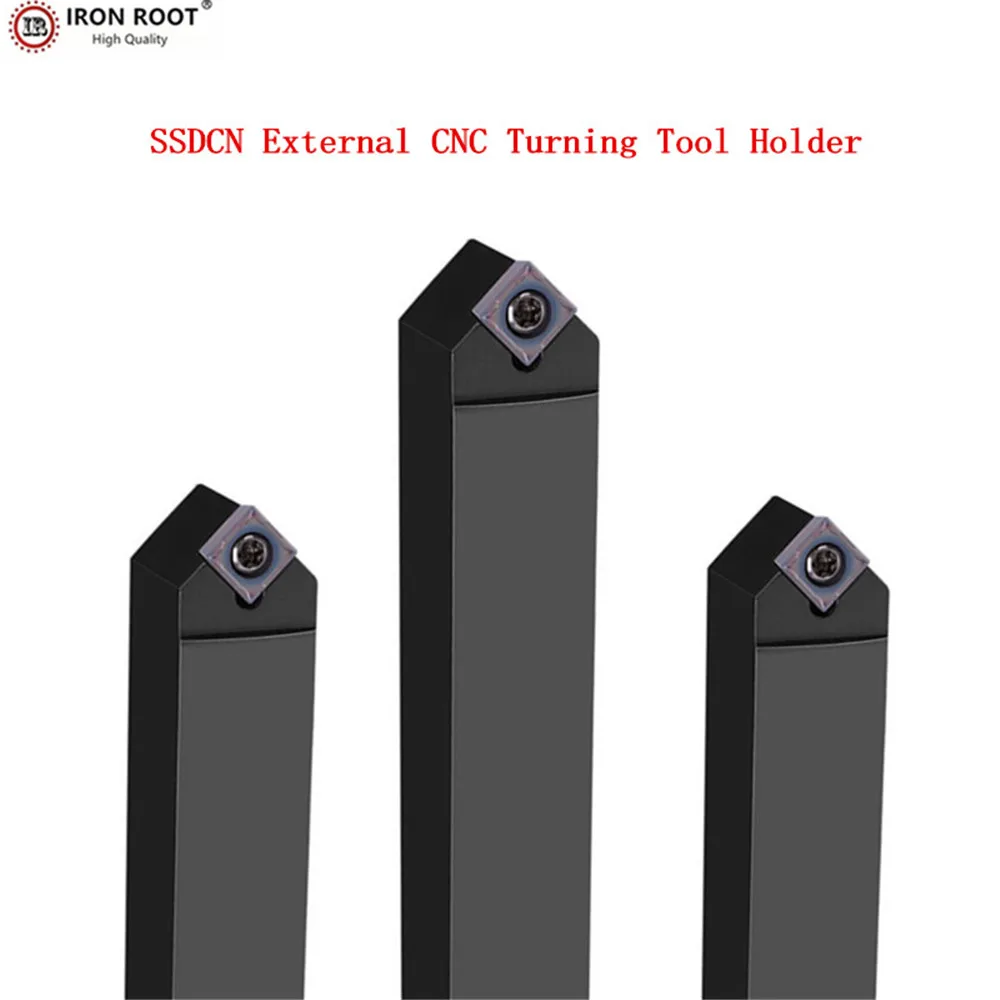 

IRON ROOT SSDCN1616H12,SSDCN2020K12,SSDCN12525,SSDCN3232P12,External Turning Tool Holder CNC lLathe Tool FOR SCMT09T308 insert